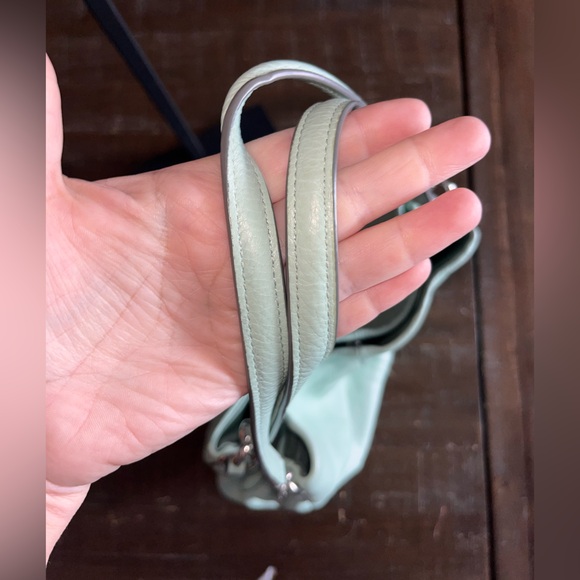 Coach Mint Green Leather Handbag - Picture 4 of 11